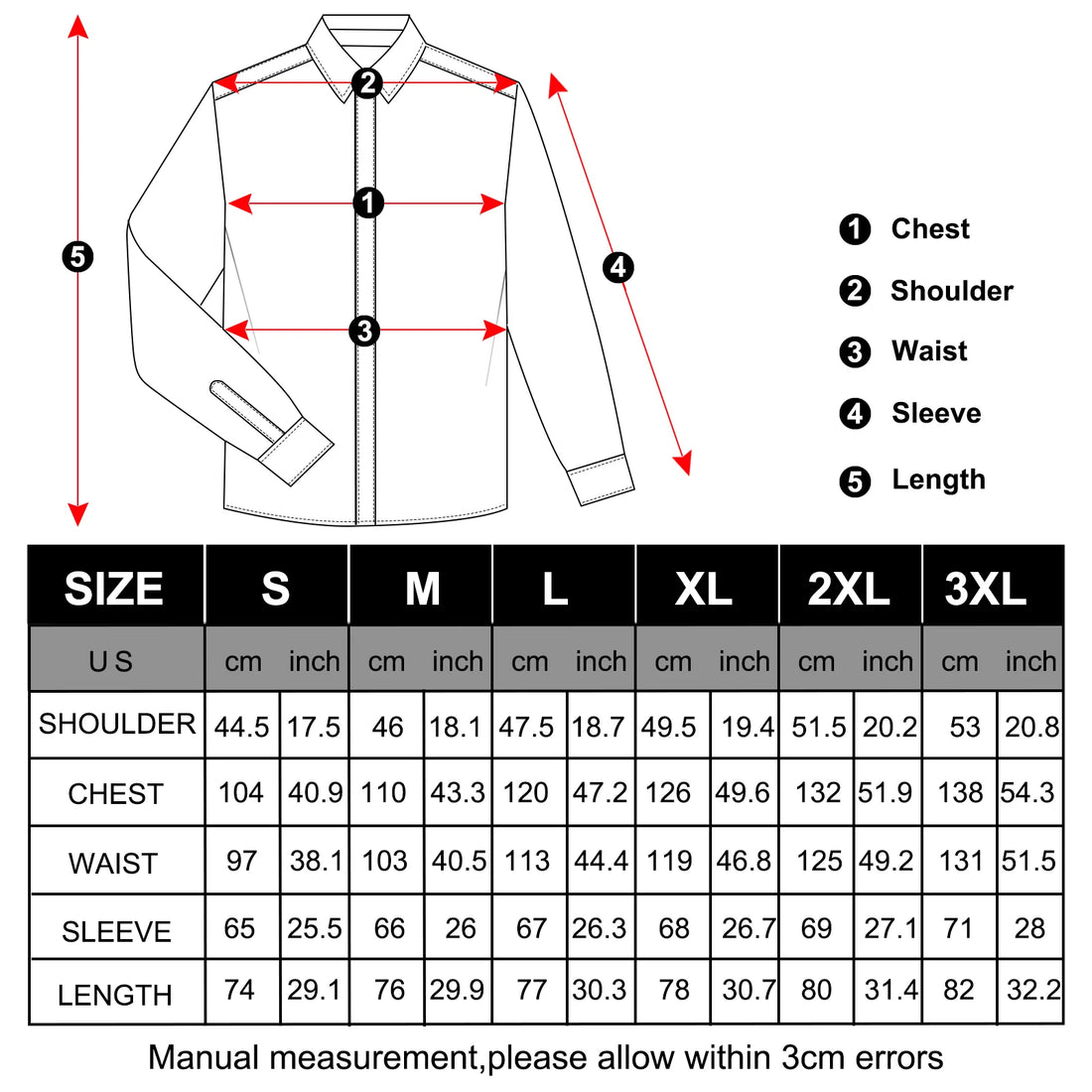 Camicia da uomo in seta e poliestere